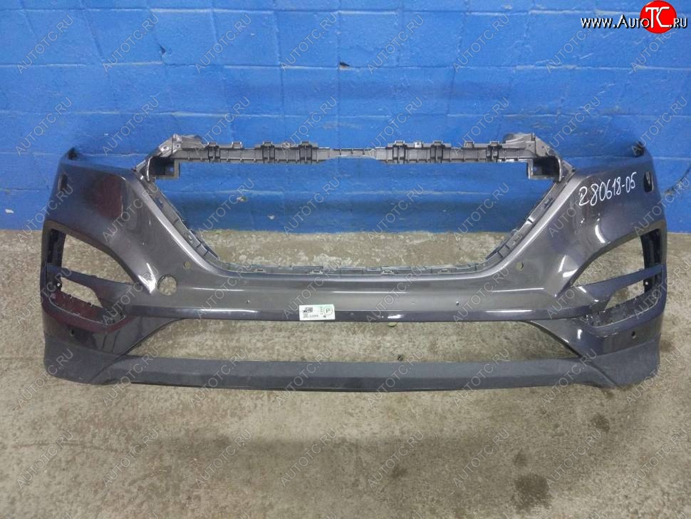 5 099 р. Бампер передний SPARD Hyundai Tucson TL дорестайлинг (2015-2018) (Неокрашенный)  с доставкой в г. Воронеж