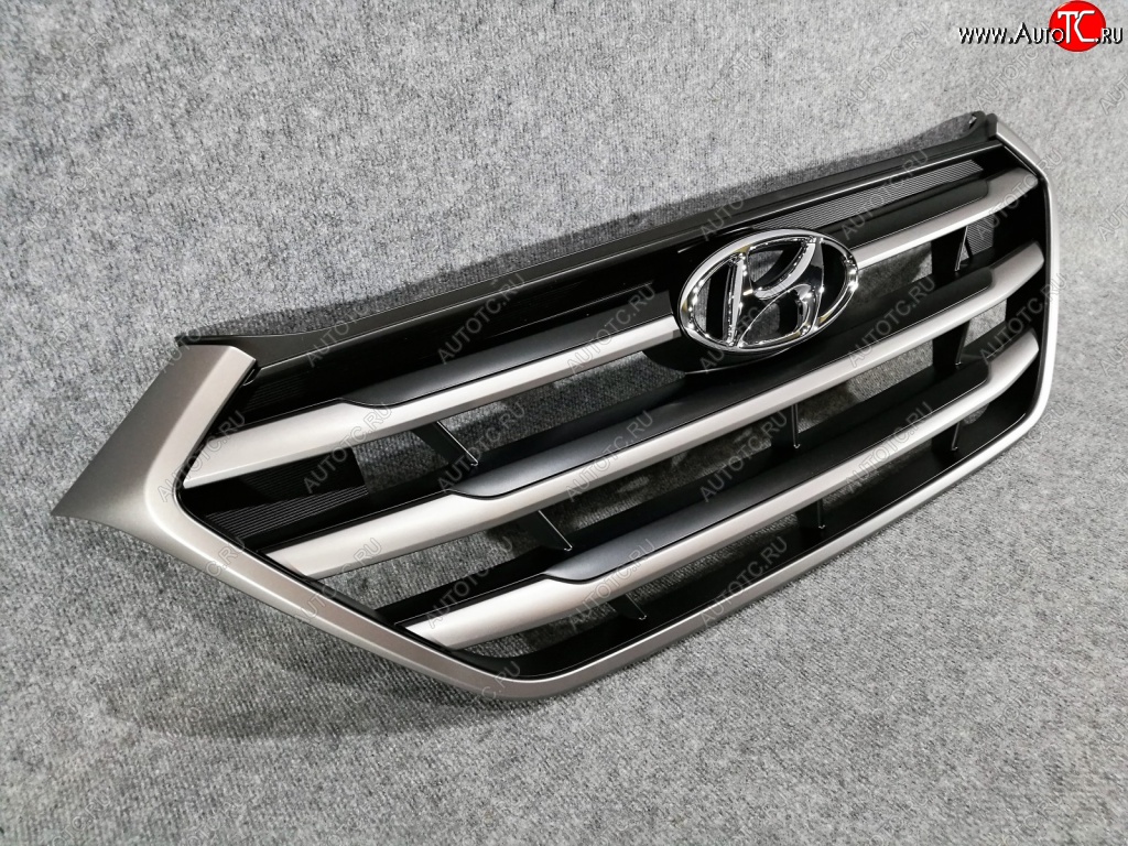 3 799 р. Решетка радиатора SPARD Hyundai Tucson TL дорестайлинг (2015-2018) (Неокрашенная)  с доставкой в г. Воронеж