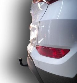 59 999 р. Фаркоп Лидер Плюс. Hyundai Tucson TL рестайлинг (2018-2021) (Без электропакета)  с доставкой в г. Воронеж. Увеличить фотографию 4