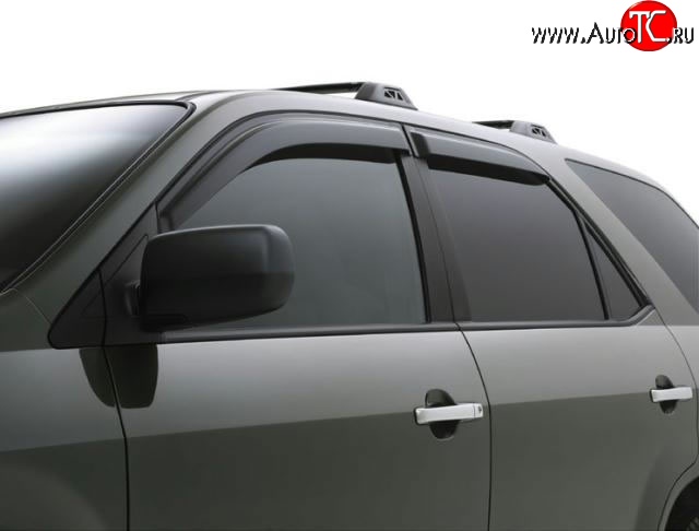 611 р. Дефлекторы окон (ветровики) Novline 4 шт  Hyundai Tucson  JM (2004-2010)  с доставкой в г. Воронеж