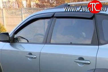 999 р. Комплект дефлекторов окон (ветровиков) 4 шт. Russtal Hyundai Tucson JM (2004-2010)  с доставкой в г. Воронеж