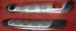 20 549 р. Накладка на передний бампер CT Hyundai Tucson JM (2004-2010) (Неокрашенная)  с доставкой в г. Воронеж. Увеличить фотографию 2
