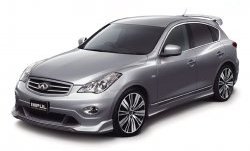 41 249 р. Передний бампер Impul INFINITI EX35 J50 (2007-2013) (Неокрашенный)  с доставкой в г. Воронеж. Увеличить фотографию 2