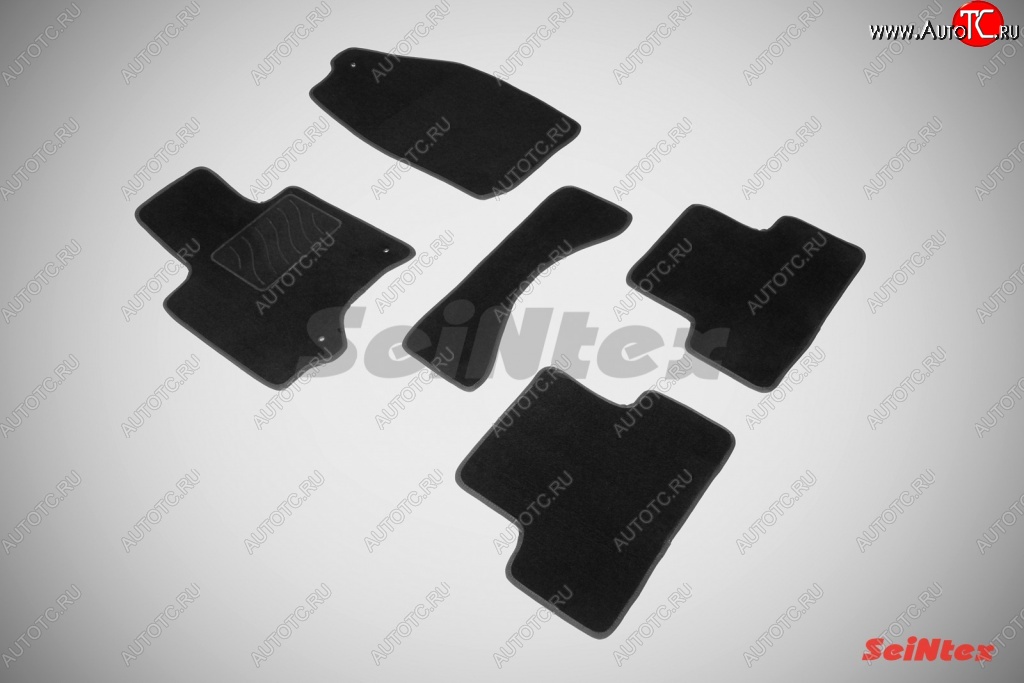 3 599 р. Износостойкие коврики в салон SeiNtex Premium LUX 4 шт. (ворсовые)  INFINITI EX35  J50 (2007-2013)  с доставкой в г. Воронеж