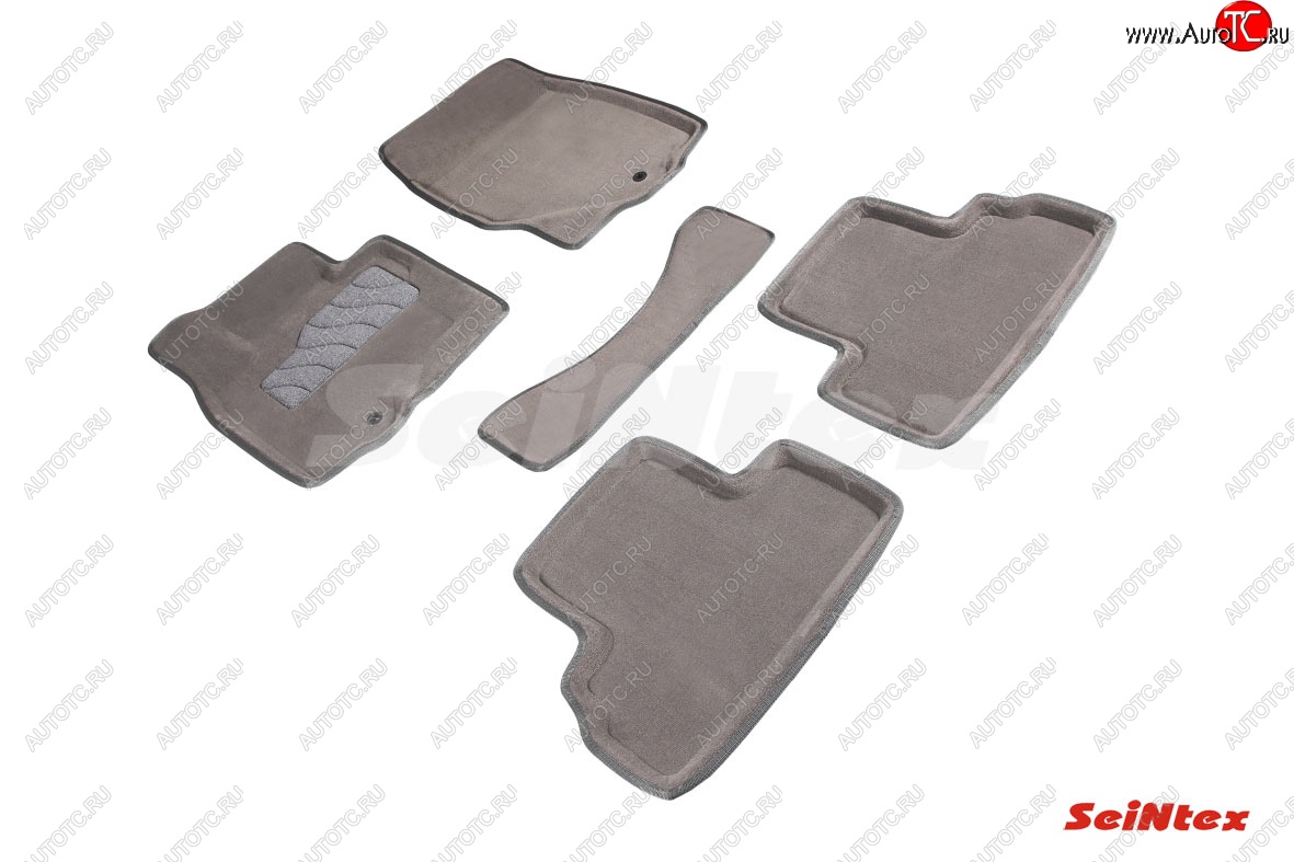 7 999 р. Комплект ворсовых 
ковриков в салон Seintex (3D) INFINITI EX35 J50 (2007-2013) (Черный)  с доставкой в г. Воронеж