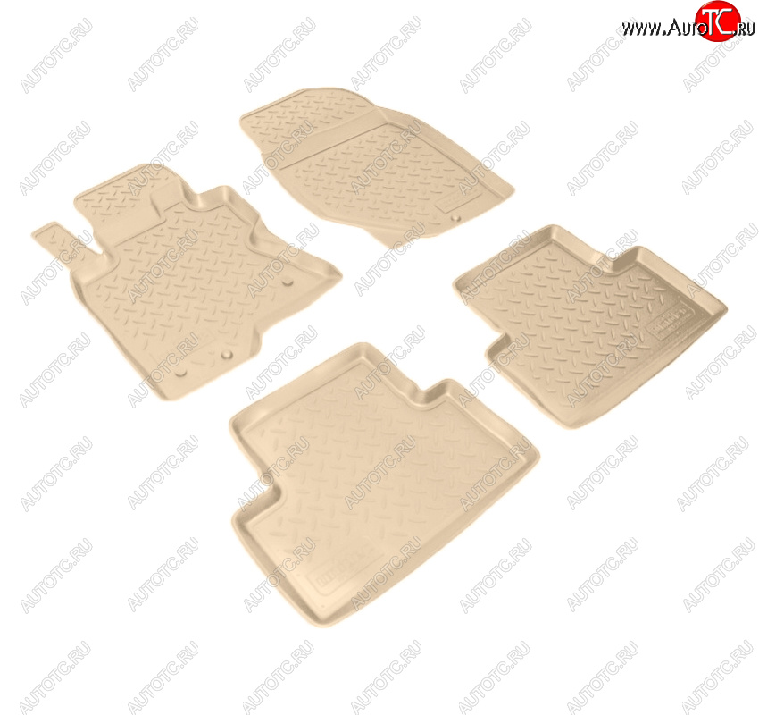 3 199 р. Коврики салона Norplast Unidec  INFINITI EX35  J50 - Qx50  J50 (Цвет: бежевый)  с доставкой в г. Воронеж