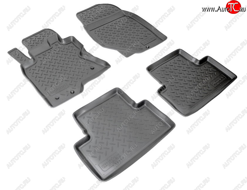 2 679 р. Комплект салонных ковриков Norplast Unidec  INFINITI EX35  J50 - Qx50  J50 (Цвет: черный)  с доставкой в г. Воронеж