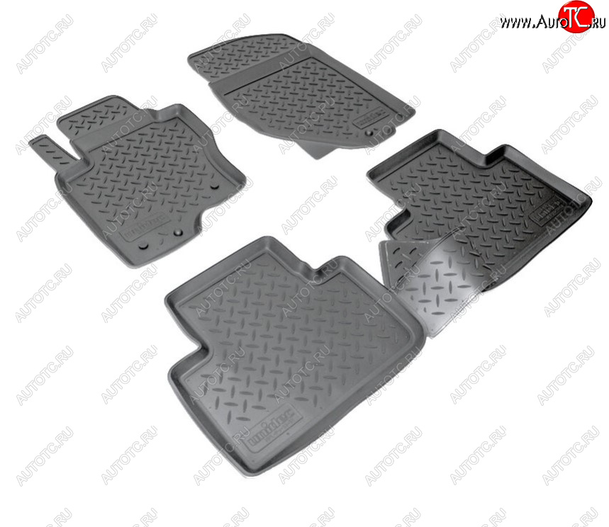2 989 р. Комплект салонных ковриков Norplast  INFINITI FX35  S51 - FX50  S51 (Цвет: черный)  с доставкой в г. Воронеж