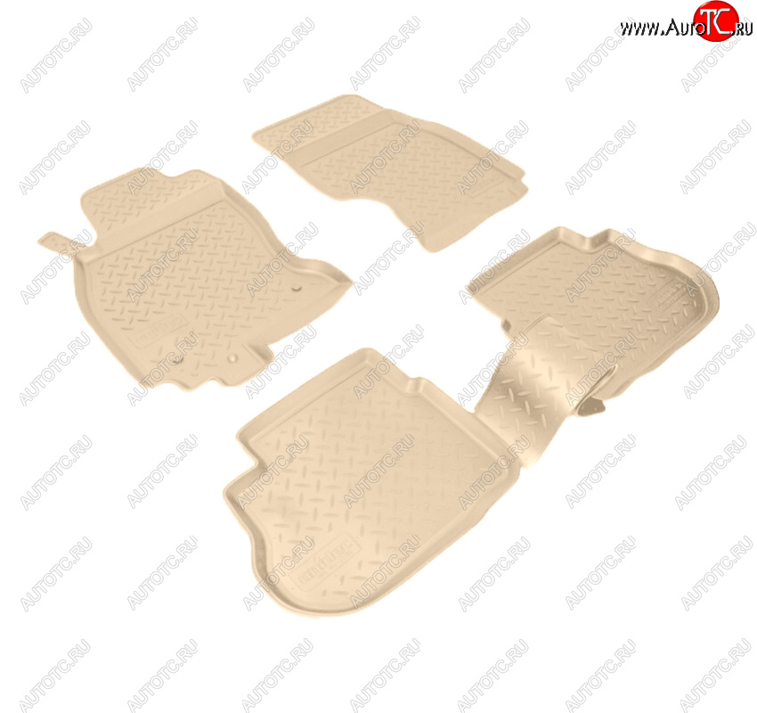 3 199 р. Коврики салона Norplast Unidec  INFINITI FX35  S50 - FX50  S50 (Цвет: бежевый)  с доставкой в г. Воронеж