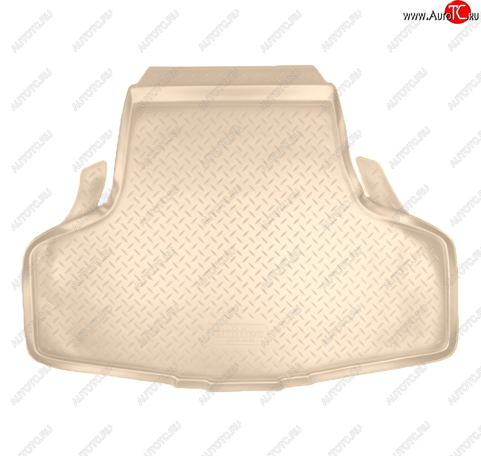 2 199 р. Коврик багажника Norplast Unidec  INFINITI G35  V36 - G37  V36 (Цвет: бежевый)  с доставкой в г. Воронеж