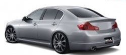 25 249 р. Накладка на задний бампер Impul INFINITI G35 V36 седан (2006-2015) (Неокрашенная)  с доставкой в г. Воронеж. Увеличить фотографию 2