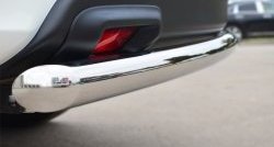 14 999 р. Одинарная защита заднего бампера из трубы диаметром 63 мм SLITKOFF INFINITI JX35 (2012-2014)  с доставкой в г. Воронеж. Увеличить фотографию 3