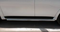 14 999 р. Защита порогов из круглой укороченной трубы диаметром 42 мм SLITKOFF INFINITI QX80 Z62 1-ый рестайлинг (2014-2018)  с доставкой в г. Воронеж. Увеличить фотографию 2