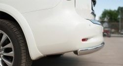 13 999 р. Защита заднего бампера (Ø75x42 мм, нержавейка) Russtal INFINITI QX80 Z62 1-ый рестайлинг (2014-2018)  с доставкой в г. Воронеж. Увеличить фотографию 3
