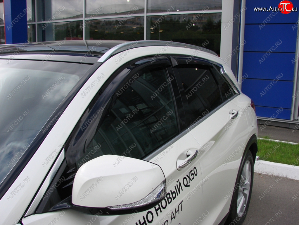 3 399 р. Дефлектора окон SIM  INFINITI Qx50  J55 (2017-2022)  с доставкой в г. Воронеж
