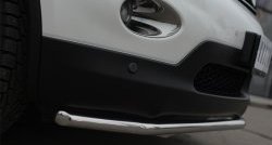 15 799 р. Одинарная защита переднего бампера из трубы диаметром 42 мм SLITKOFF INFINITI Qx50 J50 дорестайлинг (2013-2016)  с доставкой в г. Воронеж. Увеличить фотографию 2