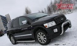 30 599 р. Защита переднего бампера Souz-96 (d76) INFINITI QX56 JA60 дорестайлинг (2004-2007)  с доставкой в г. Воронеж. Увеличить фотографию 2
