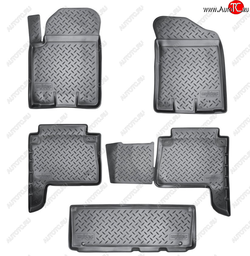 2 999 р. Комплект ковриков в салон Norplast Unidec  INFINITI QX56  Z62 - QX80  Z62 (Цвет: черный)  с доставкой в г. Воронеж