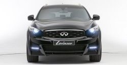 23 749 р. Передний бампер Lorinser INFINITI QX70 S51 (2013-2020) (Неокрашенный)  с доставкой в г. Воронеж. Увеличить фотографию 2