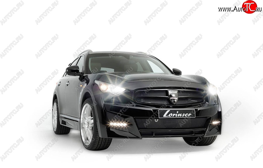 23 749 р. Передний бампер Lorinser INFINITI QX70 S51 (2013-2020) (Неокрашенный)  с доставкой в г. Воронеж