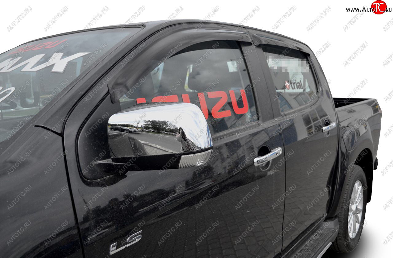 2 999 р. Дефлектора окон SIM Isuzu D-Max RT85,TFR DoubleCab рестайлинг (2015-2021)  с доставкой в г. Воронеж
