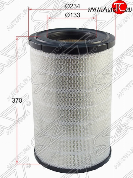 1 499 р. Фильтр воздушный двигателя FSR90 SAT (370, R 234/133 mm)  Isuzu Forward (1970-2015)  с доставкой в г. Воронеж
