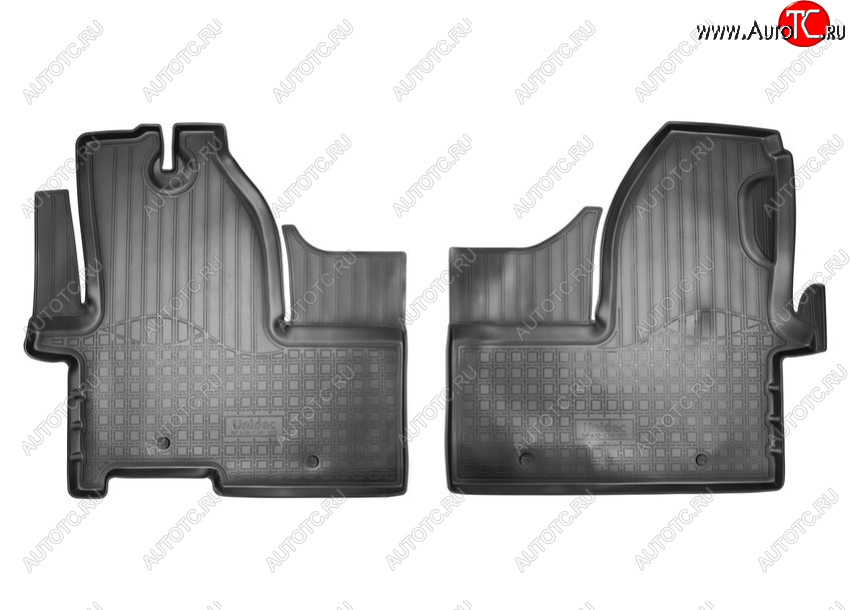 2 499 р. Коврики салонные Norplast Unidec  Iveco Daily (2014-2019) фургон (Цвет: черный)  с доставкой в г. Воронеж