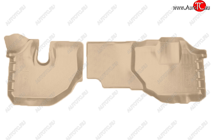 2 359 р. Коврики салона Norplast  JAC N120 - N80 (Цвет: бежевый)  с доставкой в г. Воронеж