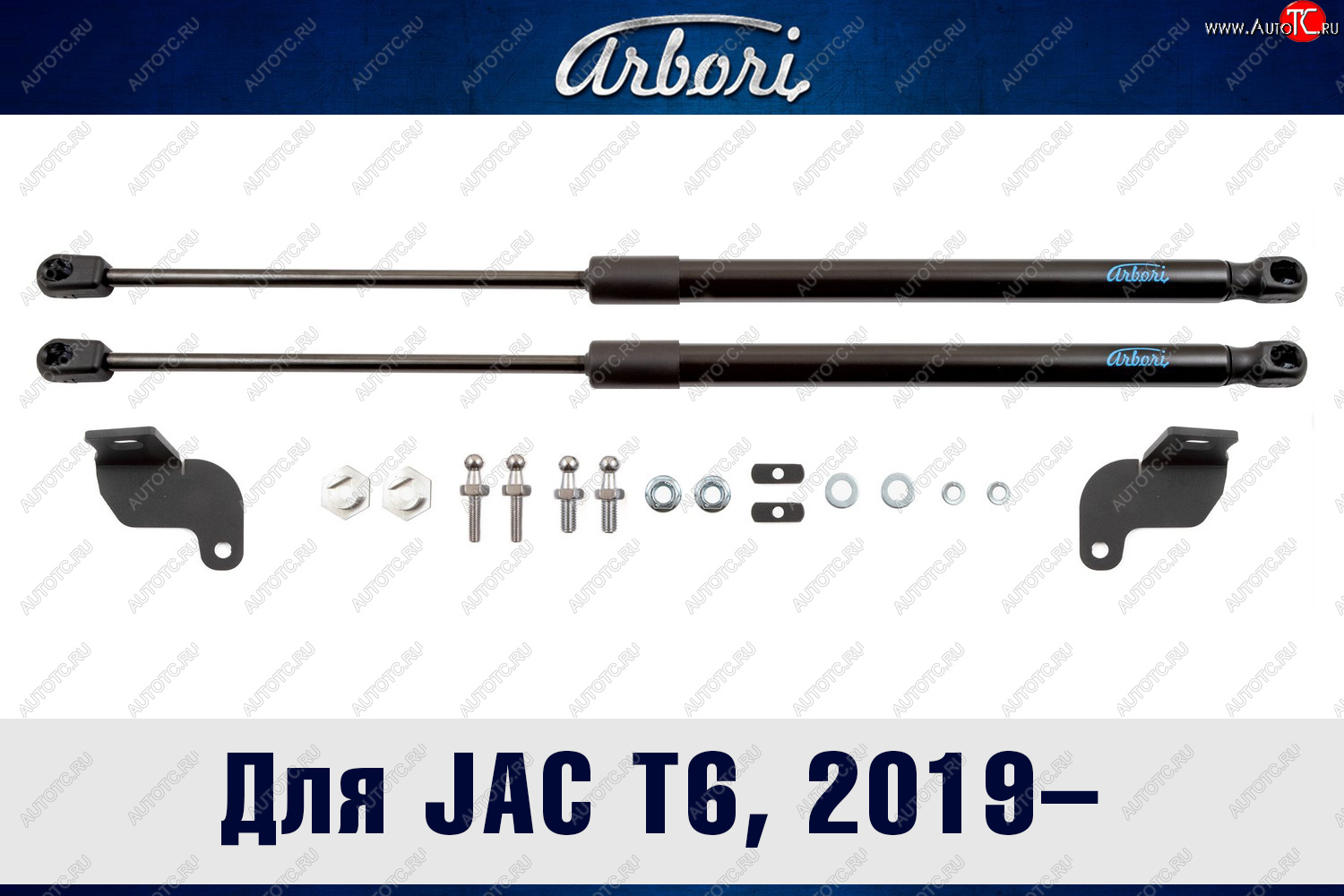 3 499 р. Упоры капота Arbori  JAC T6 (2018-2024) пикап  с доставкой в г. Воронеж
