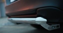 14 999 р. Одинарная защита заднего бампера из трубы диаметром 63 мм SLITKOFF Jeep Cherokee KL дорестайлинг (2014-2017)  с доставкой в г. Воронеж. Увеличить фотографию 4