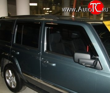 1 349 р. Комплект дефлекторов окон SkyLine Jeep Commander (2006-2010)  с доставкой в г. Воронеж