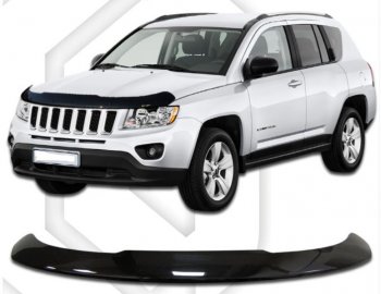Дефлектор капота CA-Plastic Jeep Compass  MK (2011-2015) рестайлинг
