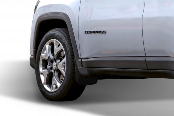 4 799 р. Брызговики Frosch Jeep Compass MK рестайлинг (2011-2015) (Передние)  с доставкой в г. Воронеж. Увеличить фотографию 2
