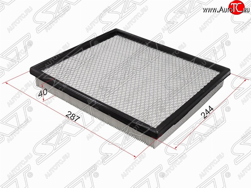 226 р. Фильтр воздушный двигателя SAT (287х244х40 mm)  INFINITI QX56  JA60 (2004-2010), Jeep Grand Cherokee  WJ (1998-2005), Nissan Pathfinder  R51 (2004-2014)  с доставкой в г. Воронеж