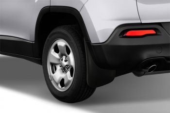 88 р. Брызговики Frosch (optimum, в коробке) Jeep Grand Cherokee WK2 1-ый рестайлинг (2013-2018) (Задние)  с доставкой в г. Воронеж. Увеличить фотографию 2