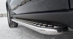 24 649 р. Широкая защита порогов SLITKOFF  Jeep Grand Cherokee  WK2 (2010-2013) дорестайлинг  с доставкой в г. Воронеж. Увеличить фотографию 3