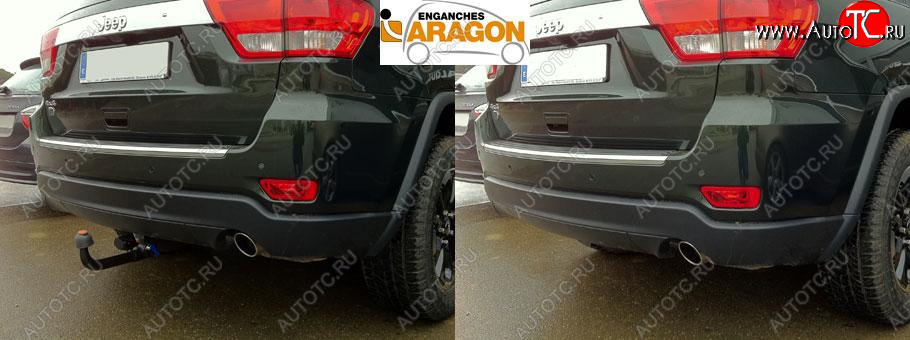 14 799 р. Фаркоп Aragon.(шар V) Jeep Grand Cherokee WK2 дорестайлинг (2010-2013)  с доставкой в г. Воронеж