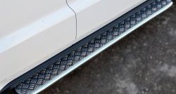 24 649 р. Широкая защита порогов SLITKOFF  Jeep Grand Cherokee  WK2 (2010-2013) дорестайлинг  с доставкой в г. Воронеж. Увеличить фотографию 2