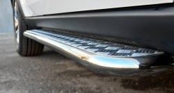 24 649 р. Широкая защита порогов SLITKOFF  Jeep Grand Cherokee  WK2 (2010-2013) дорестайлинг  с доставкой в г. Воронеж. Увеличить фотографию 3