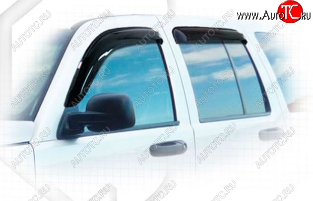 1 999 р. Дефлектора окон CA-Plastiс  Jeep Liberty  KJ (2001-2007) дорестайлинг, рестайлинг (Classic полупрозрачный)  с доставкой в г. Воронеж
