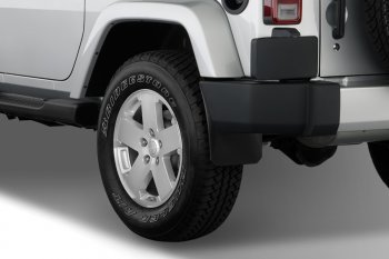 4 799 р. Брызговики (2, 4 дв.) Frosch (optimum, в коробке)  Jeep Wrangler  JK (2006-2010) 3 дв. дорестайлинг (Задние)  с доставкой в г. Воронеж. Увеличить фотографию 2