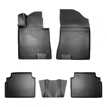 Коврики салона Norplast KIA K5 DL (2019-2022) (Цвет: черный)