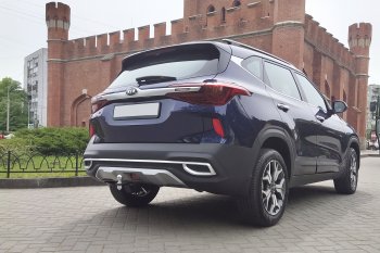 15 419 р. Фаркоп Petroil Tuning (съемный квадрат)  KIA Seltos (2019-2025)  с доставкой в г. Воронеж. Увеличить фотографию 5