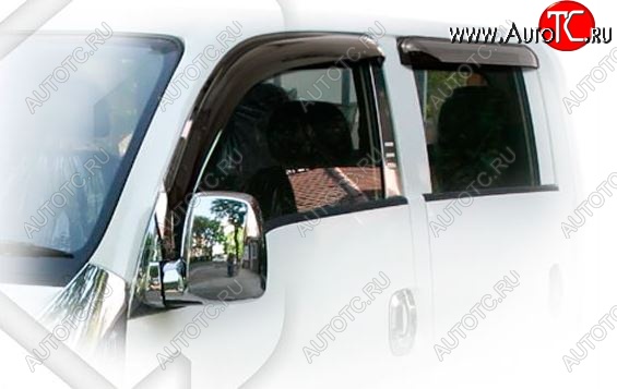 2 199 р. Дефлектора окон Double Cab CA-Plastiс  KIA Bongo  4 PU (2004-2012) дорестайлинг (Classic полупрозрачный)  с доставкой в г. Воронеж