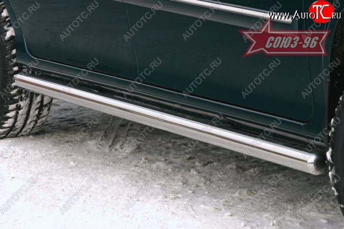 5 489 р. Защита порогов Souz-96 (d60) KIA Carnival UP,GQ минивэн рестайлинг (2002-2006)  с доставкой в г. Воронеж