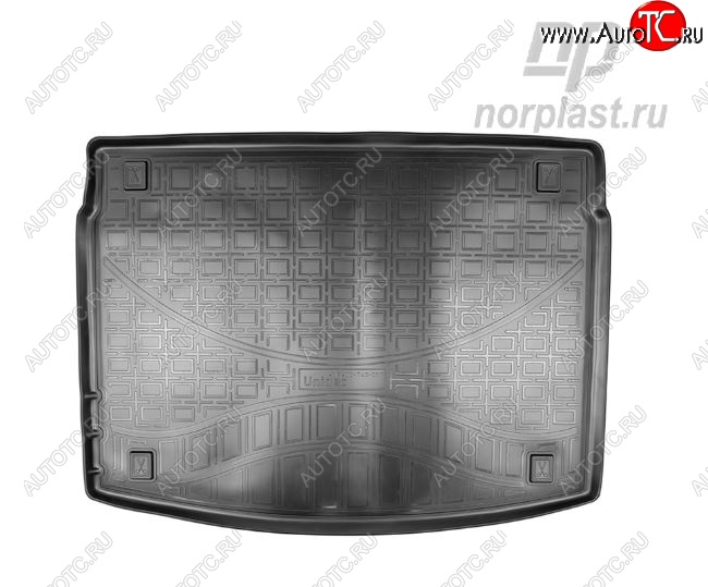 1 879 р. Коврик в багажник (комплектация Premium+) Norplast  KIA Ceed  3 CD (2018-2025) хэтчбэк (Чёрный)  с доставкой в г. Воронеж