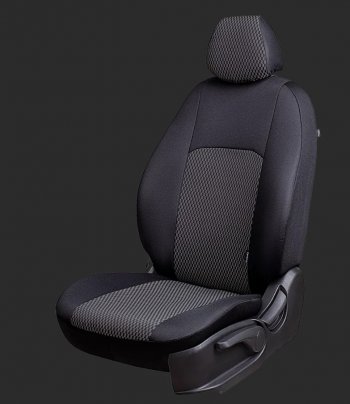 Чехлы для сидений Lord Autofashion Дублин (жаккард, спинка и сиденье 60/40+подлокотник, 3 Г-образных подголовника) KIA Ceed 3 CD хэтчбэк (2018-2025)