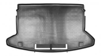 Коврик в багажник Norplast KIA Ceed  3 CD (2018-2025) хэтчбэк (Черный с фартуком)