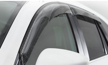 2 159 р. Дефлектора окон CA-Plastic  KIA Ceed  2 JD (2012-2018) дорестайлинг универсал, рестайлинг универсал (Серия Art черная, Без хром молдинга)  с доставкой в г. Воронеж. Увеличить фотографию 2