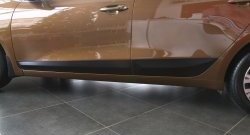 4 199 р. Молдинги RA KIA Ceed 2 JD рестайлинг, хэтчбэк (2015-2018) (Поверхность шагрень)  с доставкой в г. Воронеж. Увеличить фотографию 2